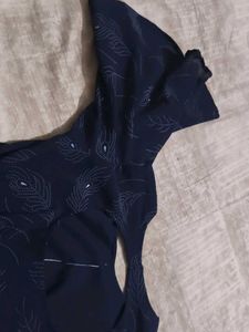 Cute Crop Top Can Be Use As Blouse 💙🪻