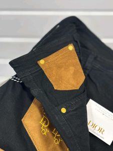 Dior Black &amp; LV Denim Pants
