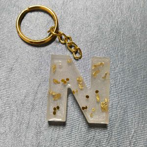 Letter 'N' Keychain