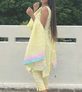 Beautiful Yellow Suit.