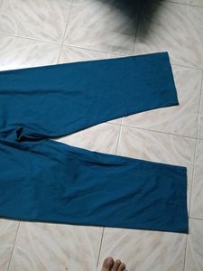 Blue Casual Pants