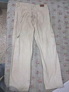 Beige Cargo Pants