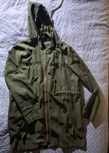 Olive Zip-Up Jacket