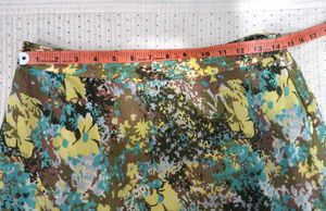 Floral Ruffle Midi Skirt