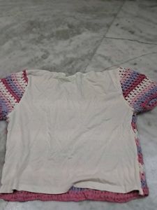 Crochet Knit Top