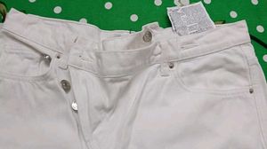 Zara White Jeans