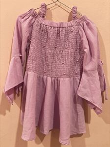 Lilac Off-Shoulder Top