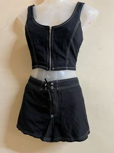 FOREVER 21 Branded Black Corset🖤
