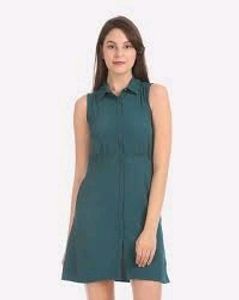 Elle Studio,A Line Party,Casual Wear DressXL Green