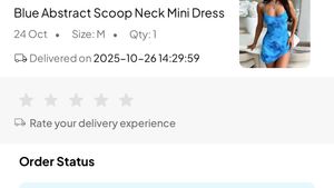 Blue Mini dress from Newme