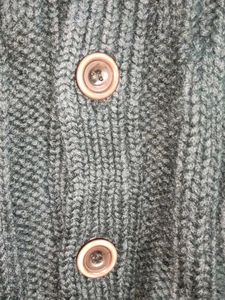 Heavy Winter Cable Knit Cardigan Woolen Sweater