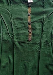 Green Dress Material