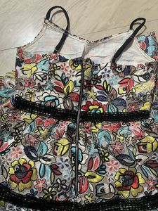 Embroidery Floral Dress