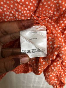 Bel &amp; Bo Orange Sleeveless Top