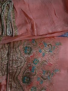 Karwachauth Special Pure Upada Cutdana Work Suit