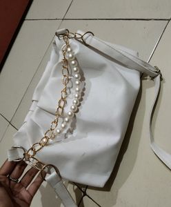 White Beautiful Handbag