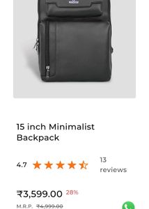 Montbold Black Backpack