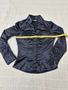 Xanaka Satin Shirt (Charcoal)
