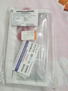 Aesthetic Korean White Transparent College Pouch