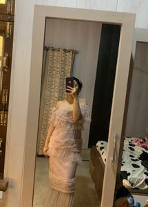 Cutesy Ruffle Baby Pink Dress🎀🦋💖