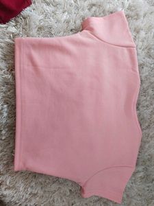 Pink Cropped Top