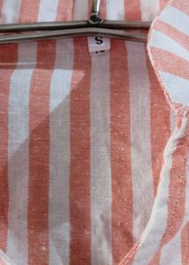 Striped Button-Down Top
