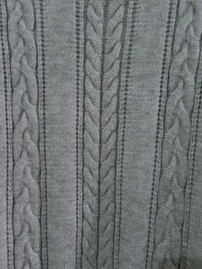 grey daisy knitted dress