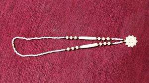 Made Of Bone Flower Necklace