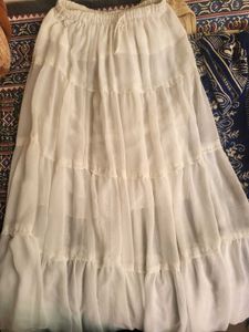 White Maxi Skirt