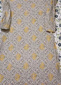 Cotton Kurta Set With Dupatta