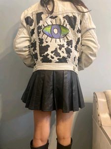 Psychedelic Hand Painted Denim