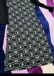 Black beautiful pattern Woollen kurta