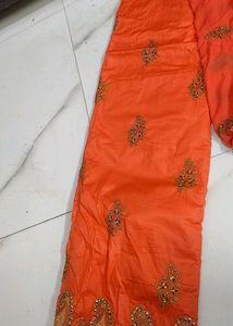 w tCotton Suit With Beautiful Embroidery Part Wear