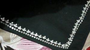 Party Wear Saree With Stiched Blouse
