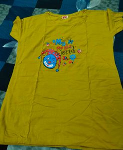 Cute 'My Magic World' t shirt for girls