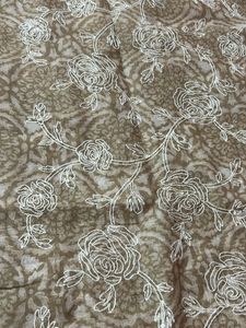 Thread work cotton dress material