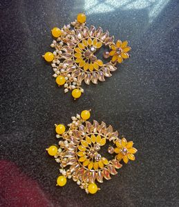 Golden Glow: Embrace Sunshine with Yellow Earrings