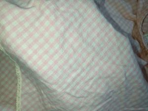 Pink Gingham Bow Tank