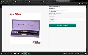 🔥check Video🔥Green Laser pointer