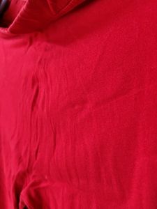 Red Colour, Ankle Length Leggings