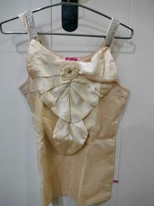 Golden Colour Party Wear Top