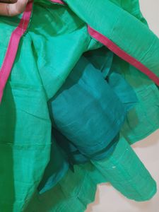 Green Embroidered Anarkali Dress