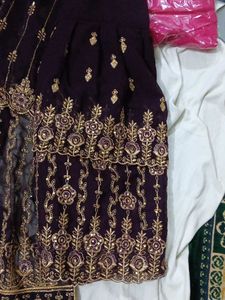 Elegant Embroidered Kurta Garara Set