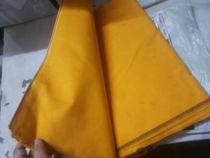 Bhagwa New Unused Dhoti Saffron