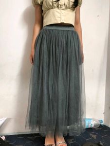 Long Net Skirt