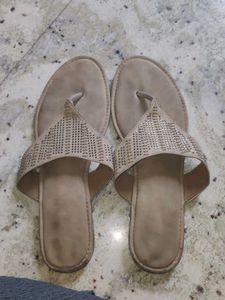 Beige Flats &amp; Sandals