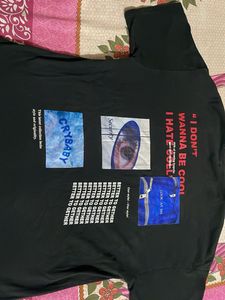 Oversize Travis Scott inspired printed T-shirt
