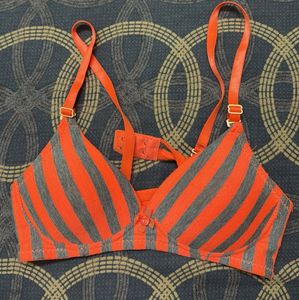 Stripe Bra