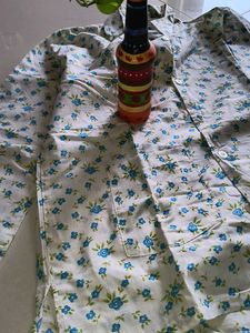 Floral Button-Down Summer Coat