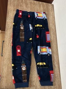 M&amp;S London Print Velour Pajama Set